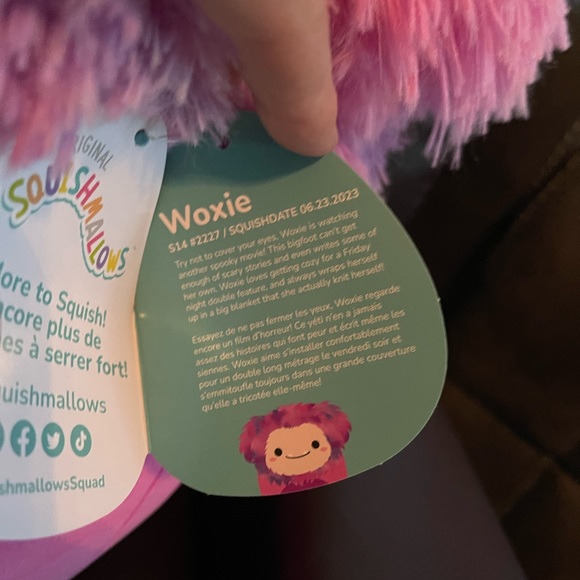 NWT’s Woxie the Bigfoot 14 inch Squishmallow - Picture 4 of 7